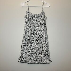 LOFT Floral Adjustable Spaghetti Strap Dress Size Small